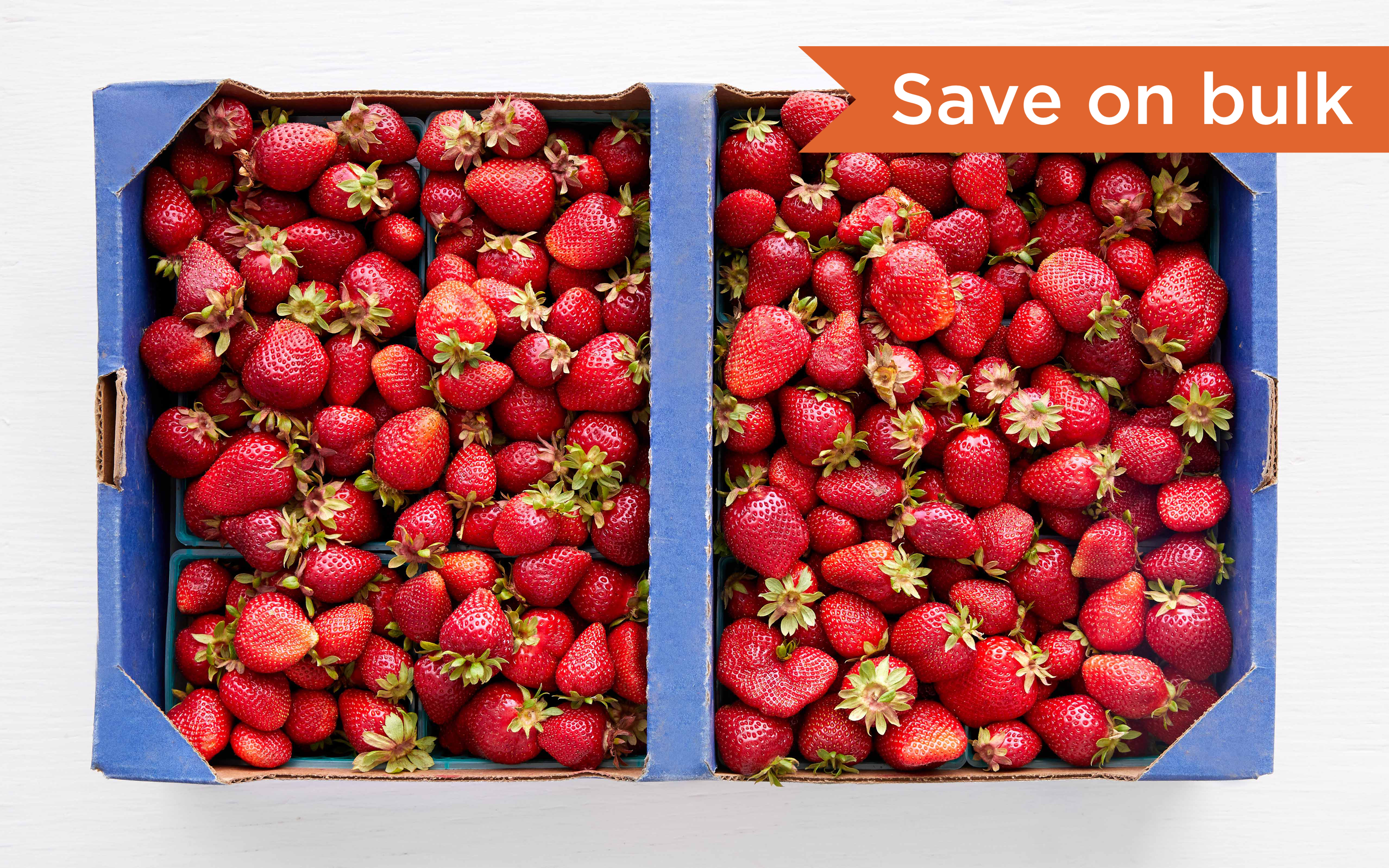 Flat of Organic Chandler Strawberries 12 pint Swanton Berry Farm