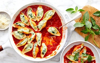 Stuffed Shells with Ricotta & Spinach