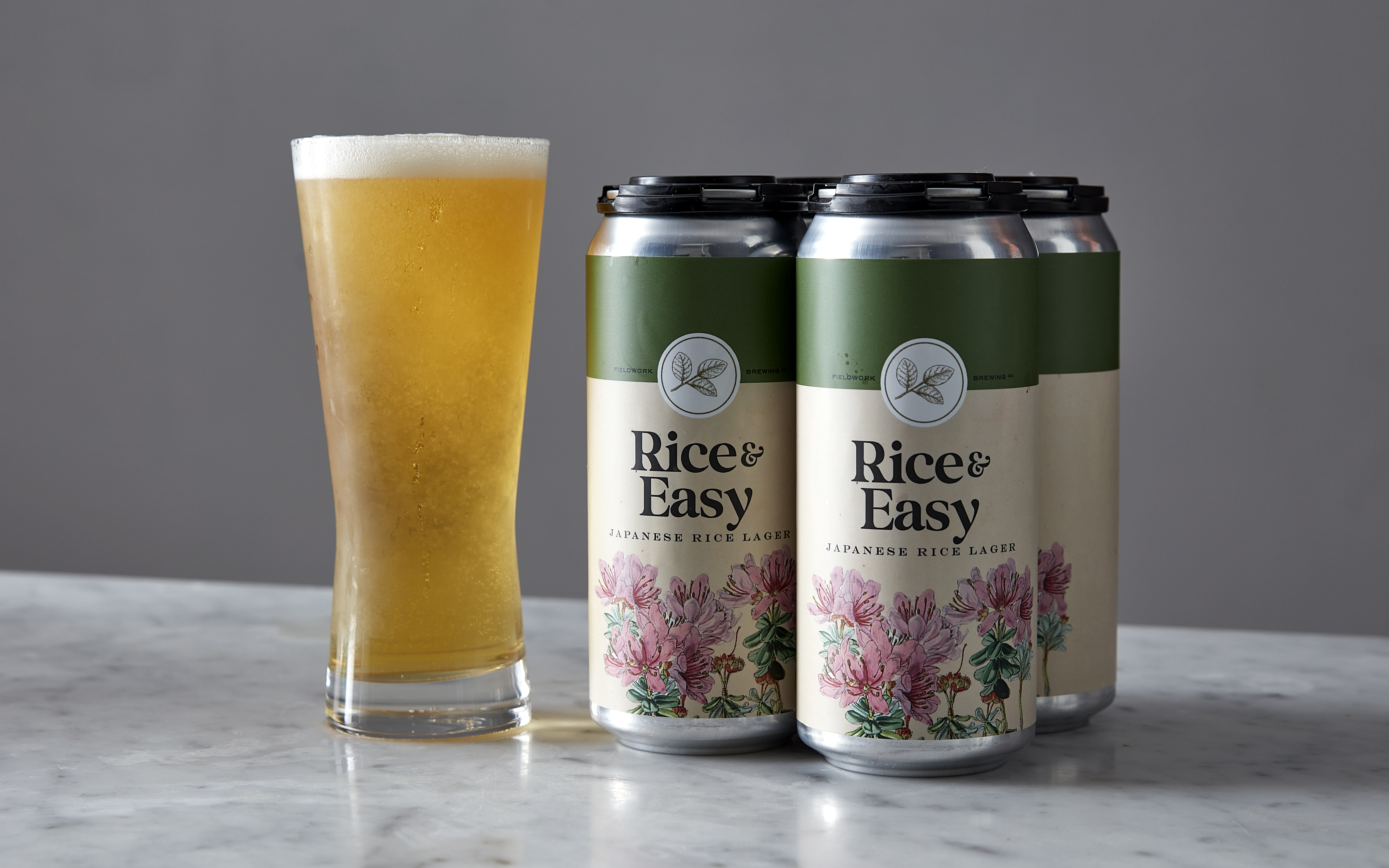Rice & Easy Japanese Rice Lager 4 count Fieldwork Brewing Company