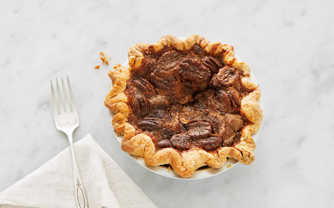 Mini Bittersweet Chocolate Pecan Pie 6 inch Black Jet Baking Co