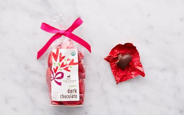 Organic Dark Chocolate Hearts