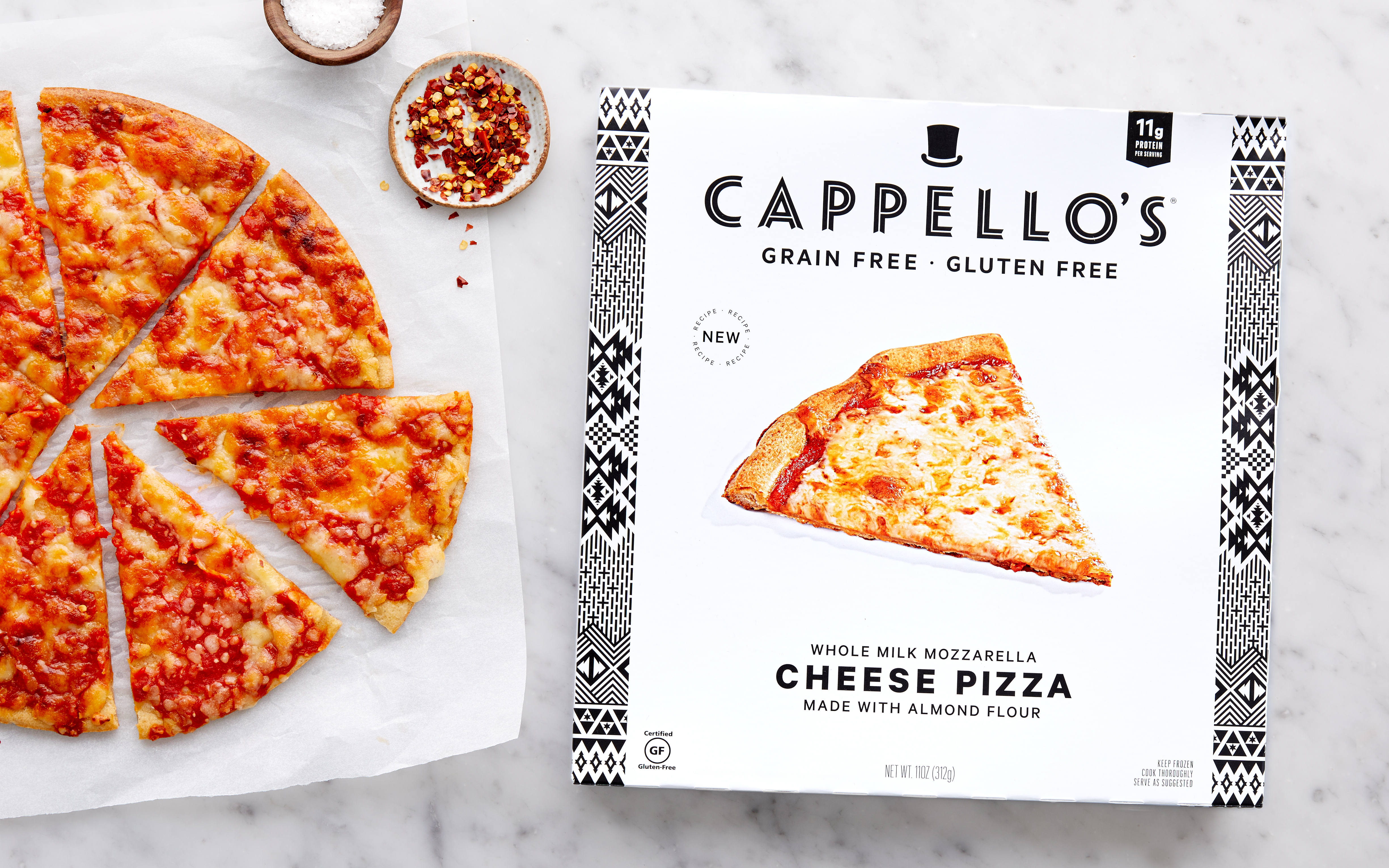 GlutenFree Cheese Pizza 11 oz Cappello's Good Eggs
