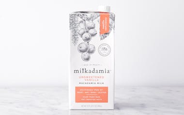 Unsweetened Vanilla Macadamia Nut Milk