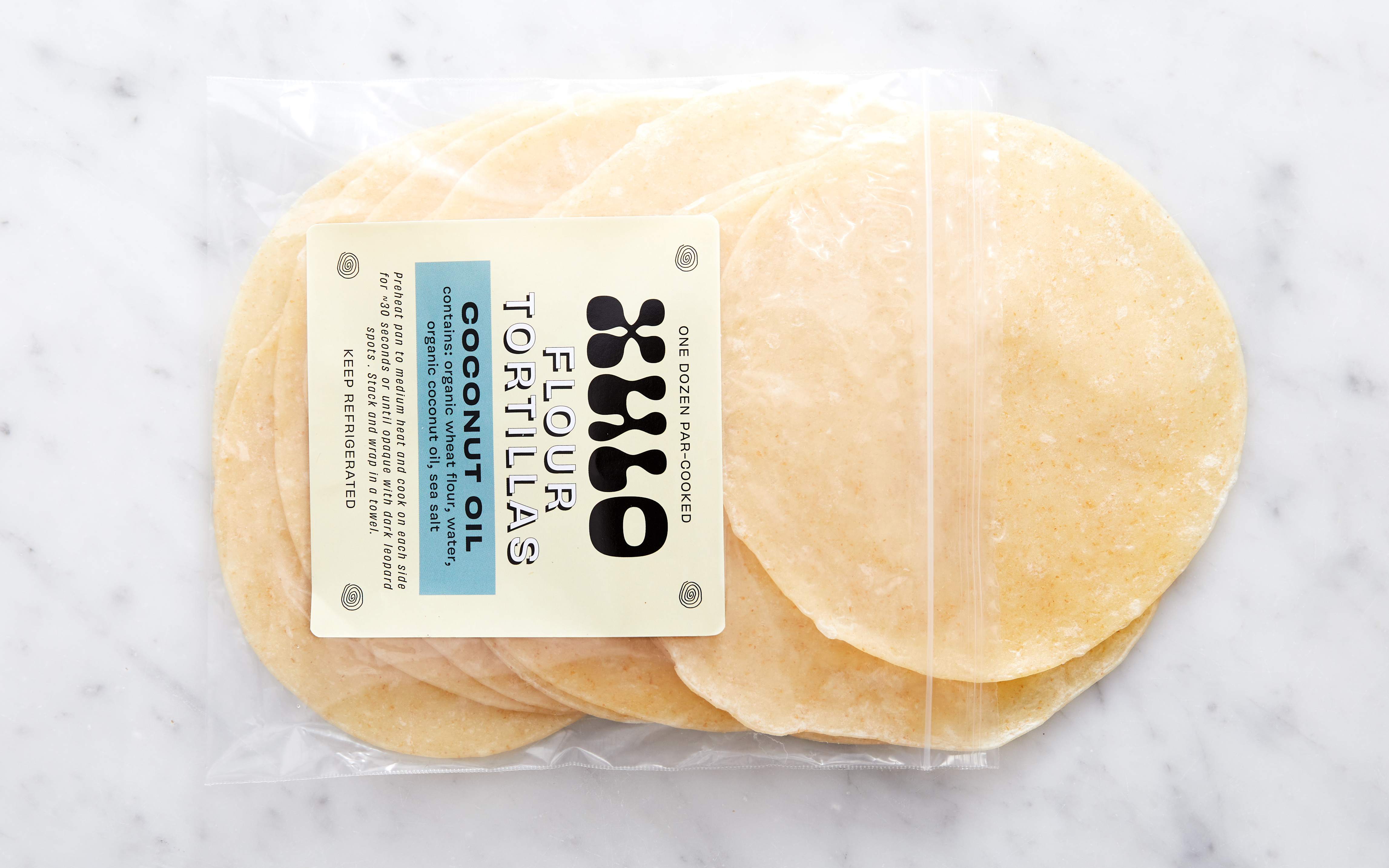 Coconut Oil Flour Tortillas 1 dozen XULO Good Eggs
