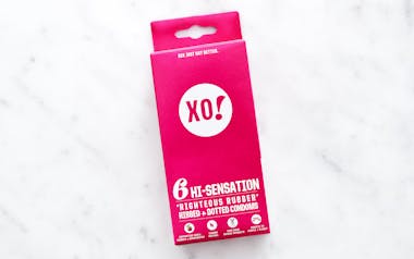 XO! Hi-Sensation Righteous Rubber Ribbed and Dotted Condoms