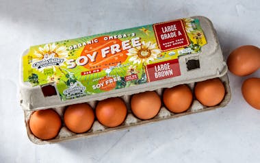 Organic Omega-3 Soy-Free Eggs (Large)