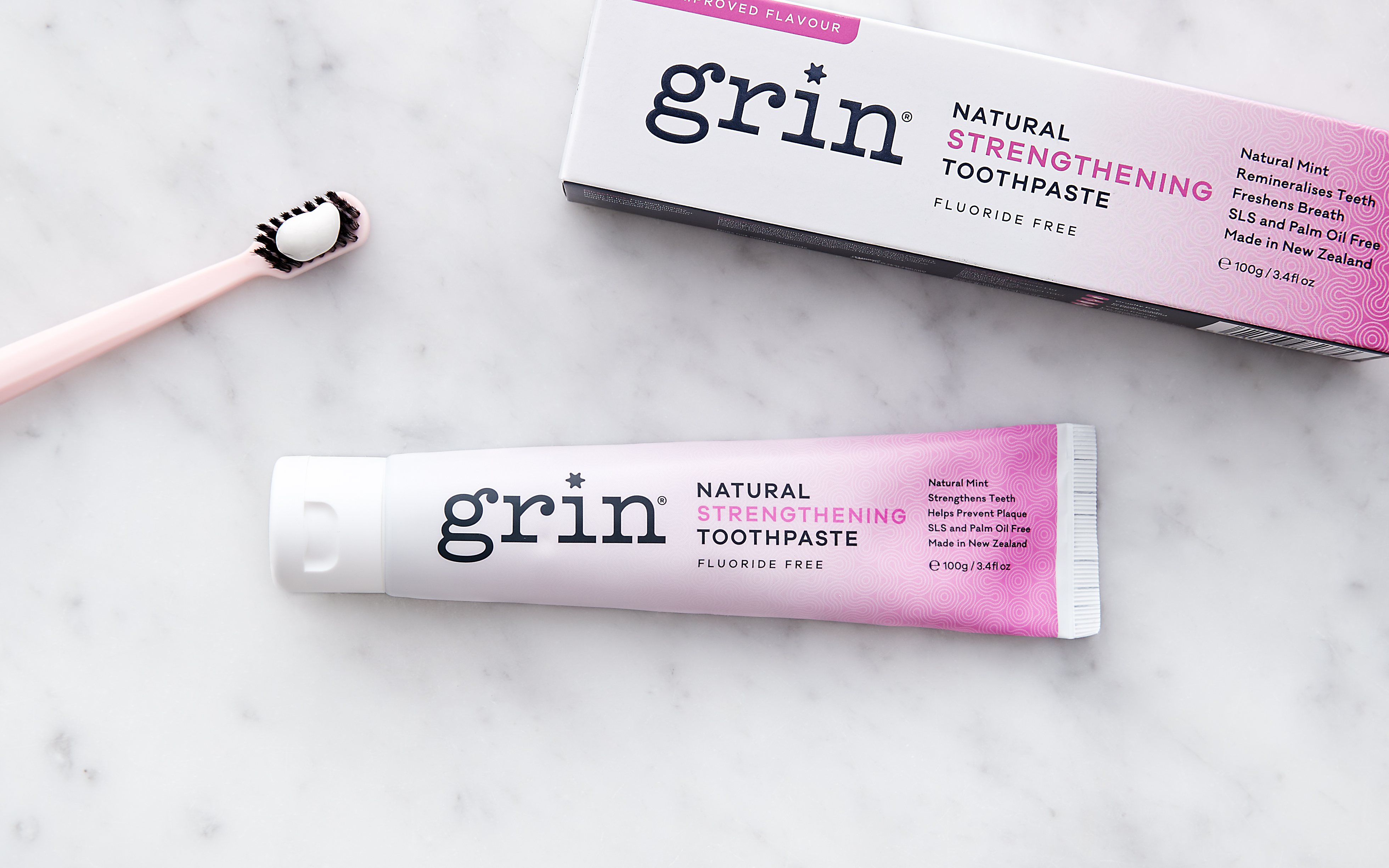 grin natural strengthening toothpaste