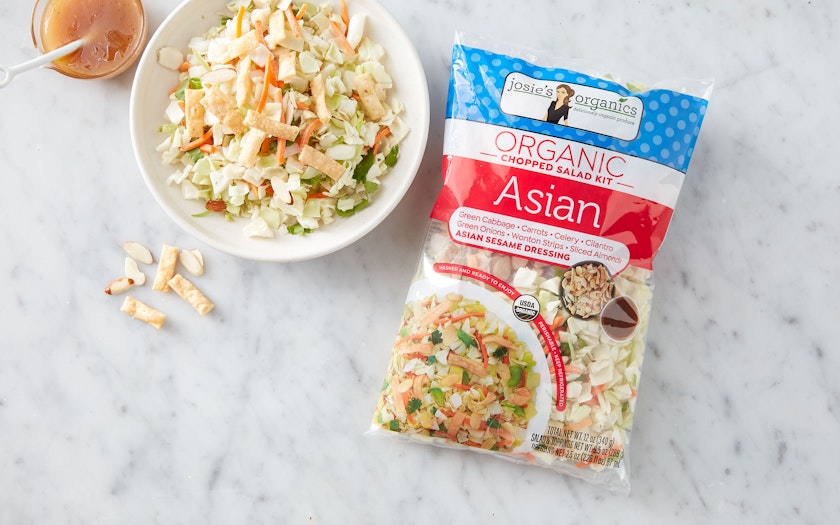 Organic Asian Chopped Salad Kit, 12 oz, Josie's Organics