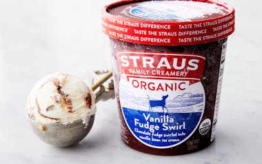 Organic Vanilla Fudge Swirl Ice Cream