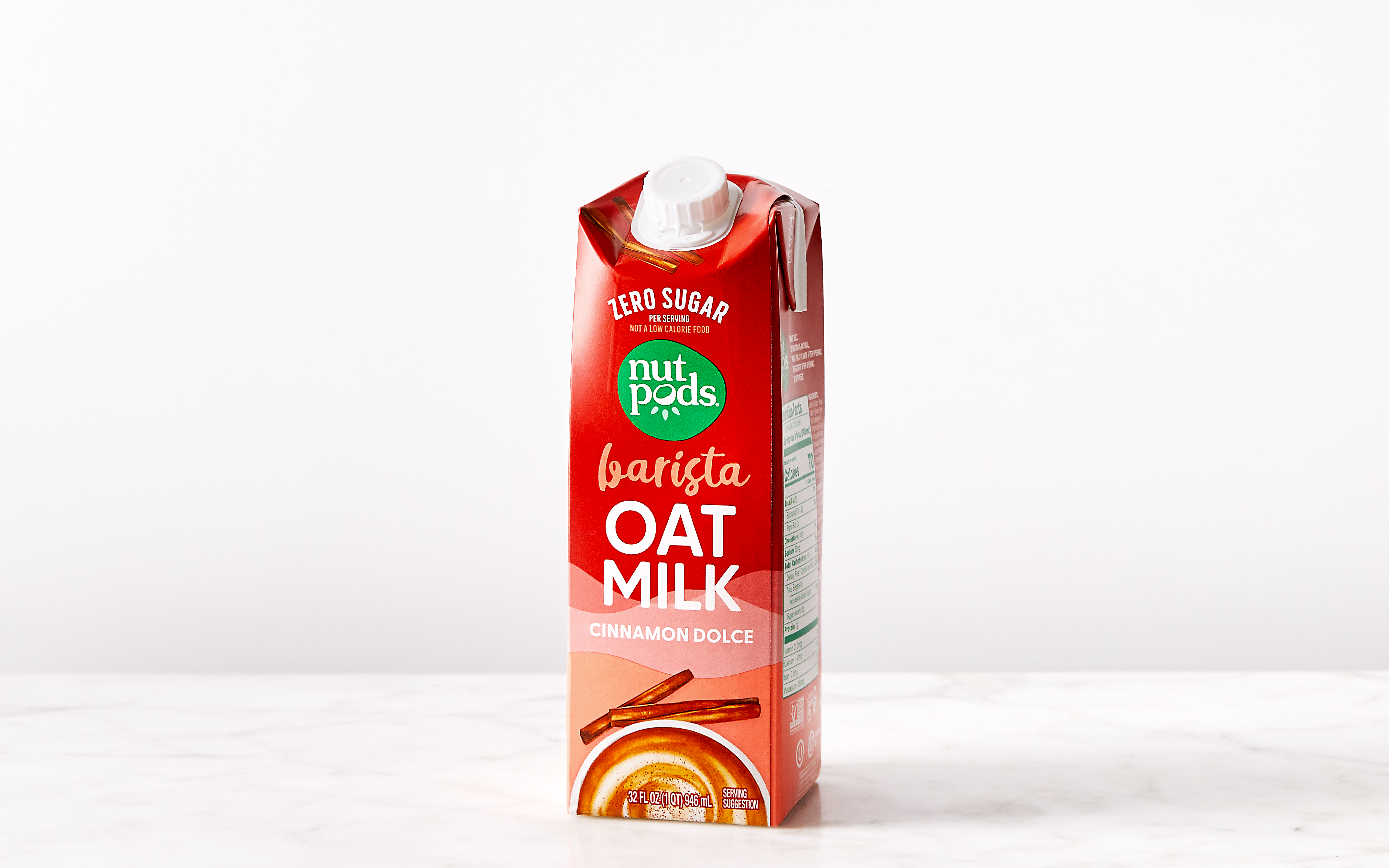 Cinnamon Dolce Oat Milk Barista Creamer 32 fl oz nutpods Good Eggs