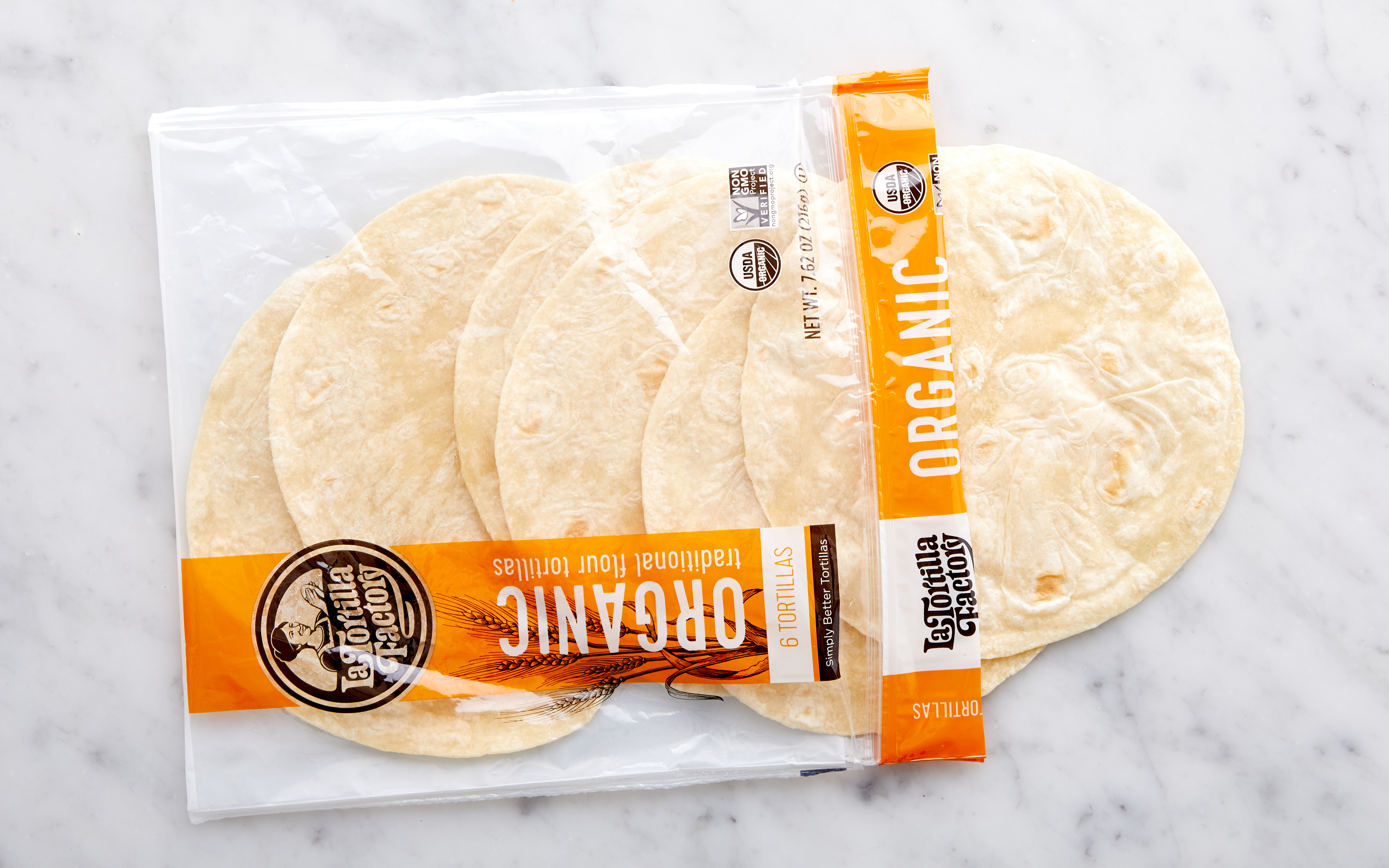 Organic Traditional Flour Tortillas 6 count La Tortilla Factory Good Eggs