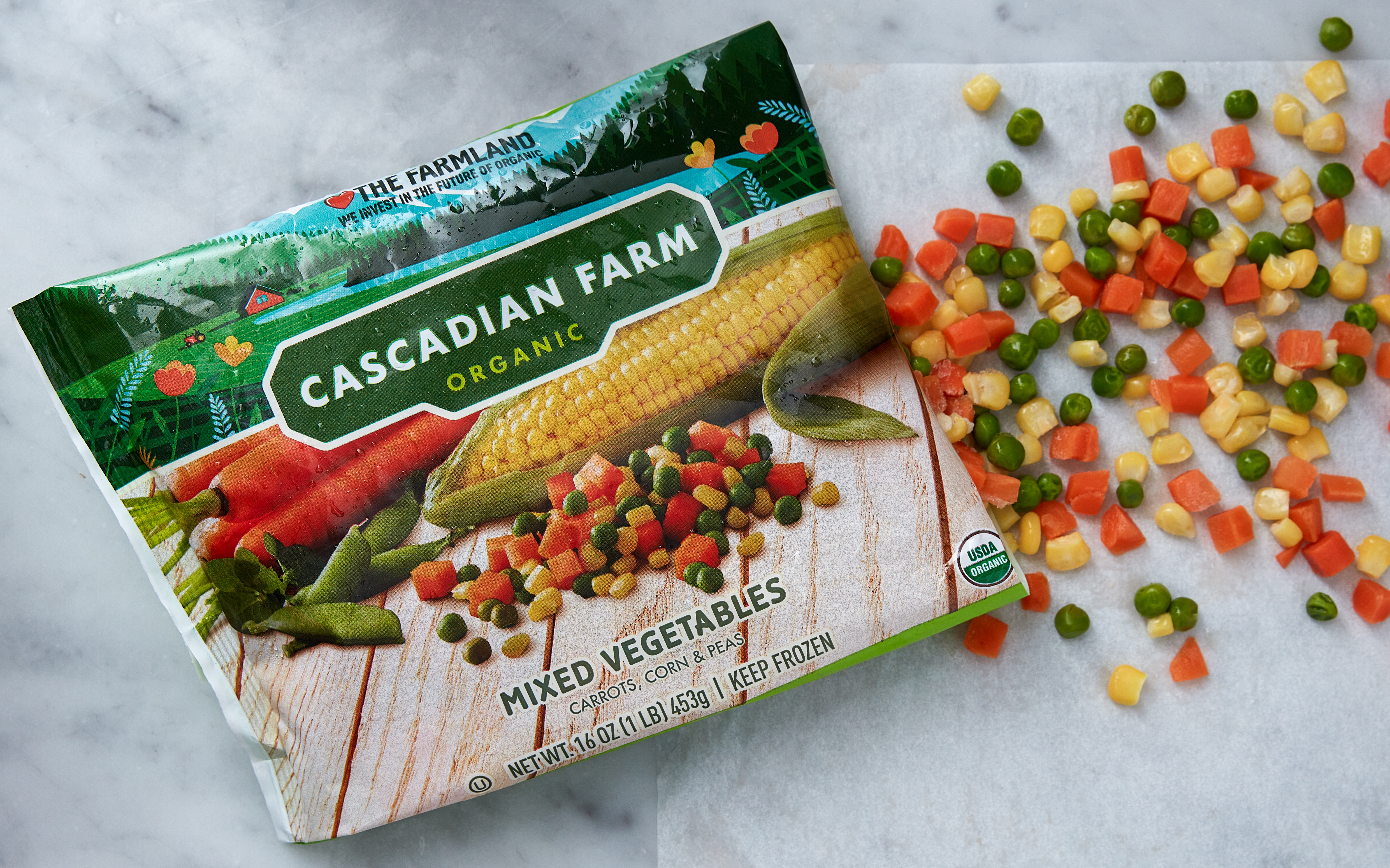 Organic Mixed Vegetables 16 oz Cascadian Farm Good Eggs