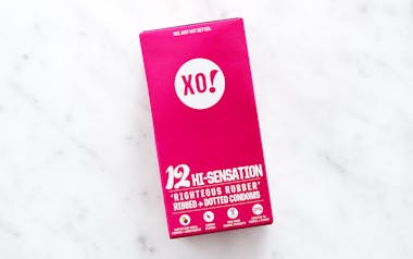 XO! Hi-Sensation Righteous Rubber Ribbed & Dotted Condoms