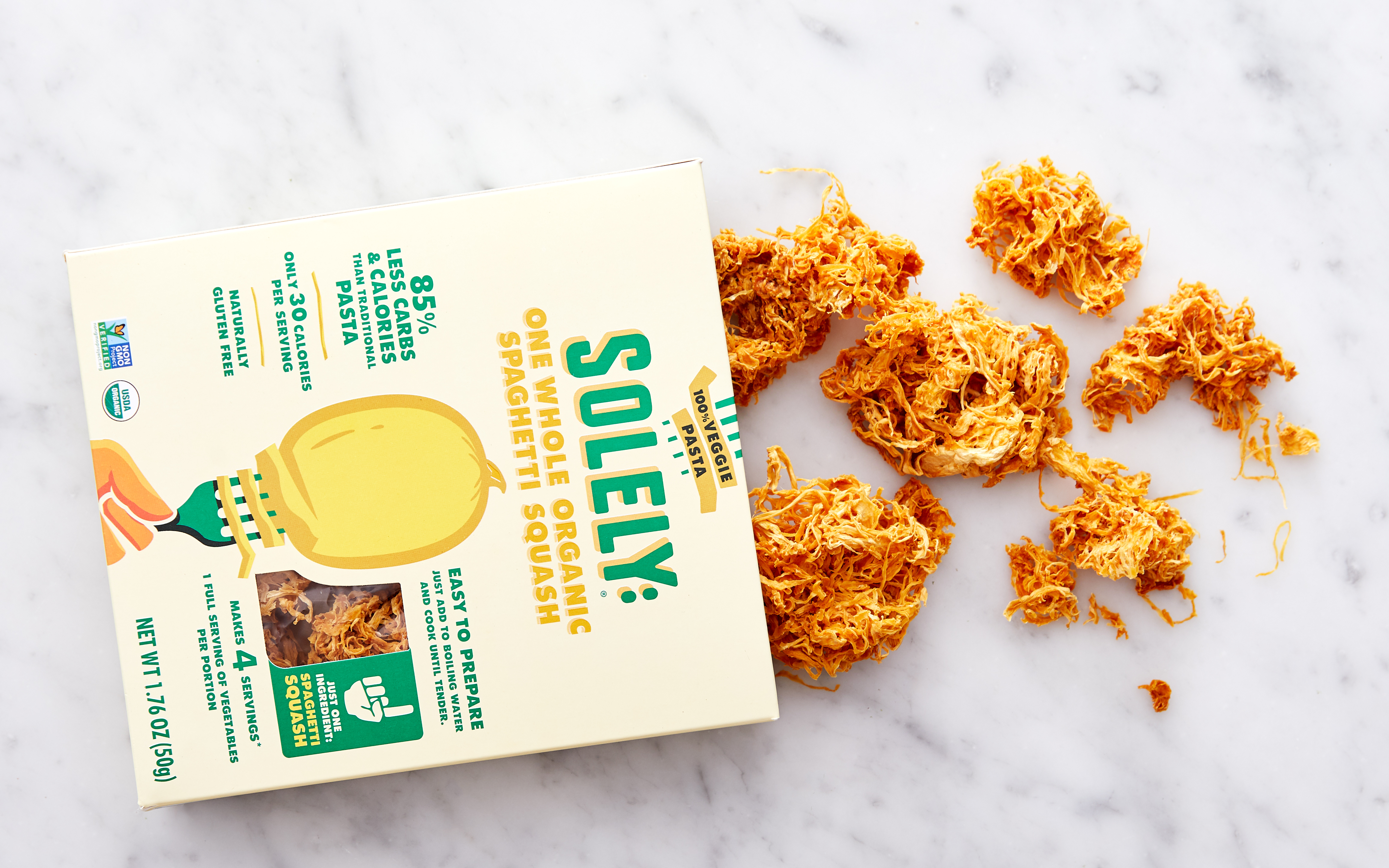 Spaghetti Squash Pasta 1.76 oz Solely Good Eggs