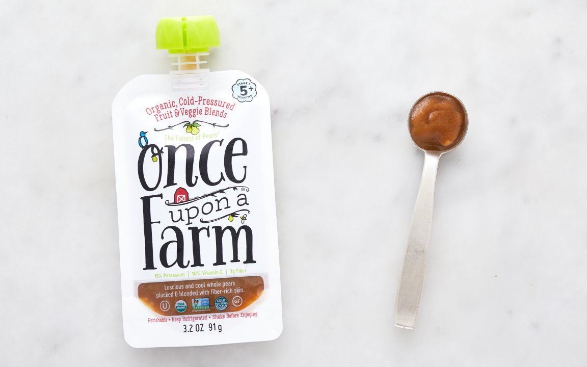 Organic Pear Baby Food (5+ mos) oz Once Upon a Farm