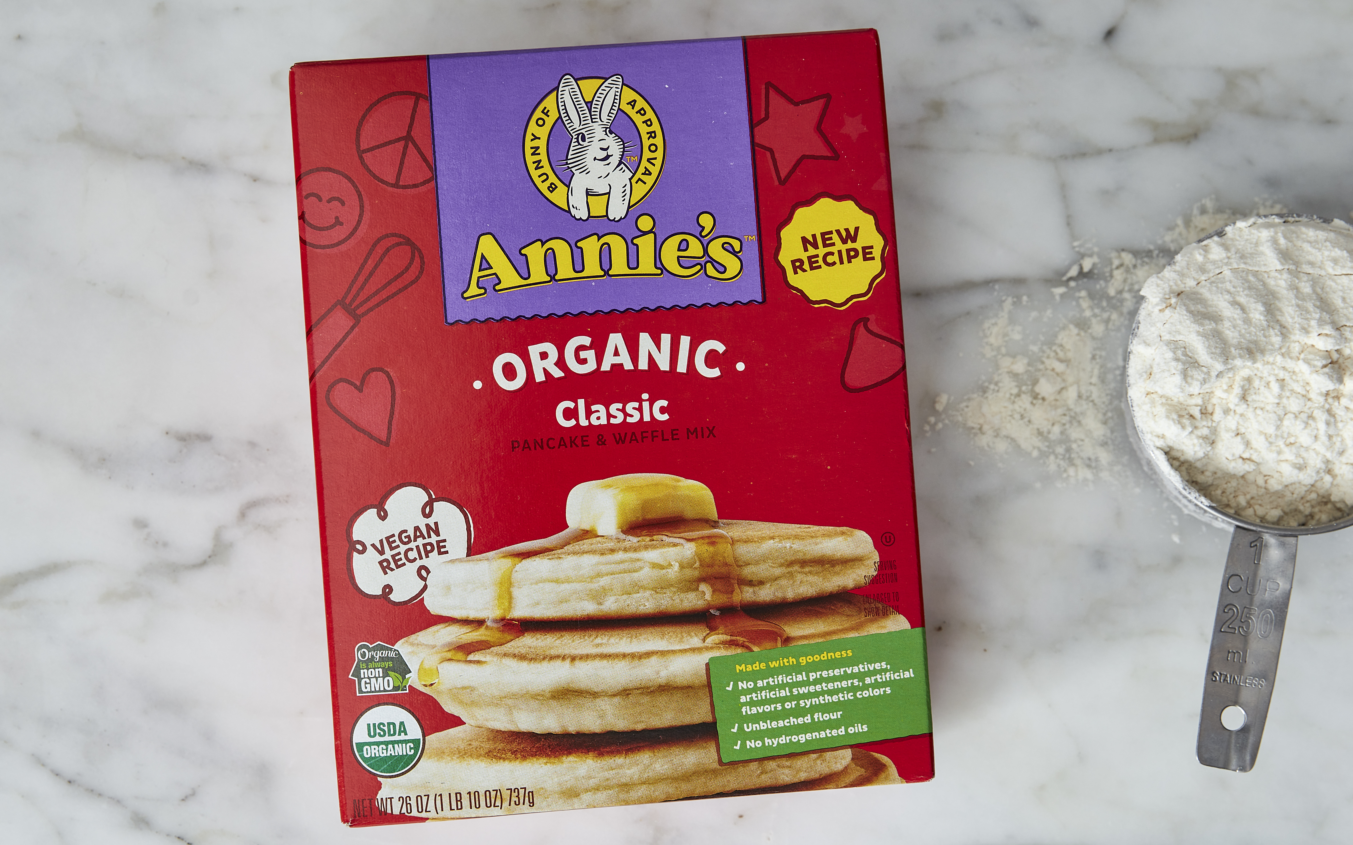 Organic Classic Pancake & Waffle Mix 26 oz Annie's Homegrown Good