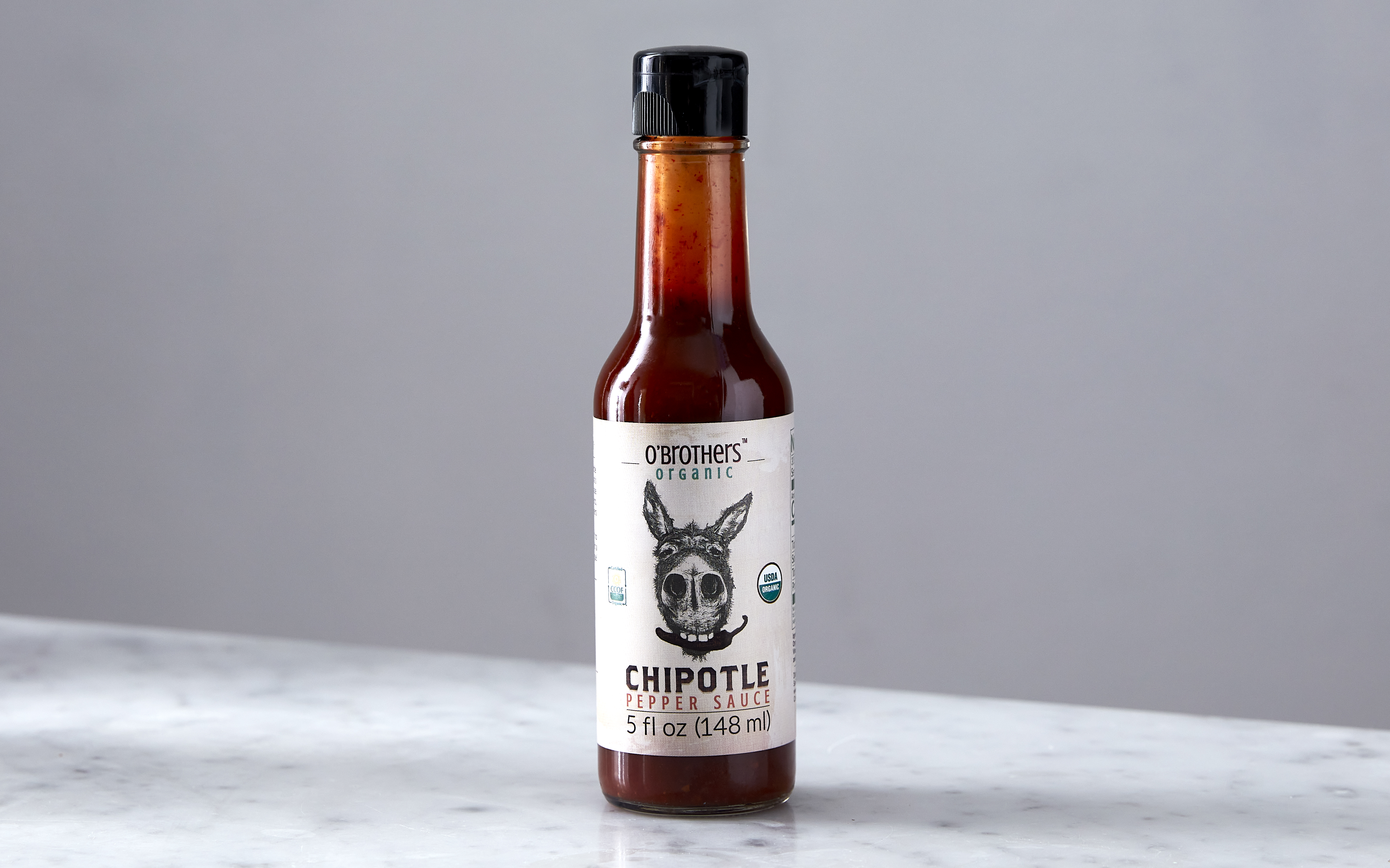 Organic Chipotle Habanero Hot Sauce 5 oz O'Brothers Organics Good