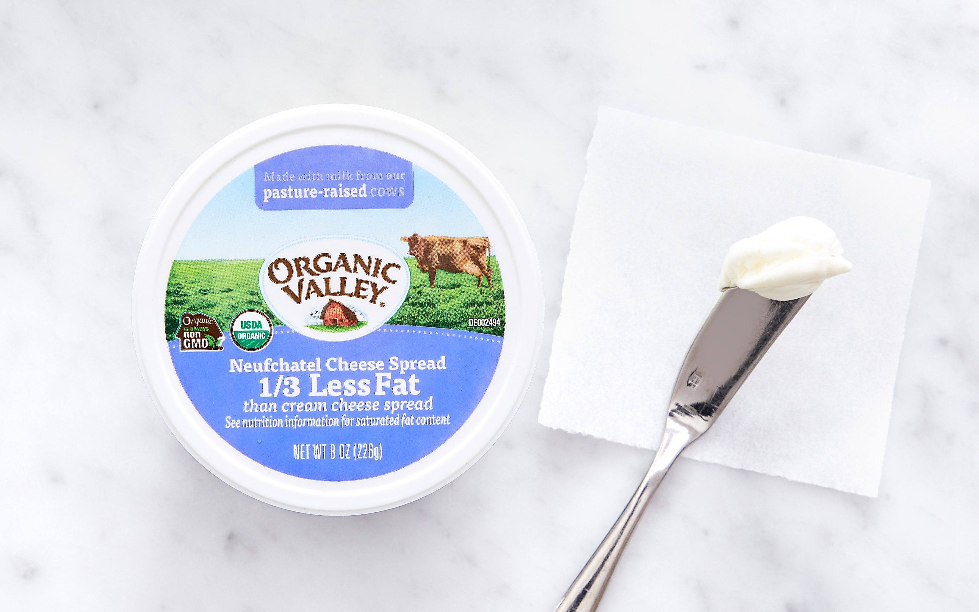 Organic Neufchatel Cheese Spread 8 oz Organic Valley Good Eggs