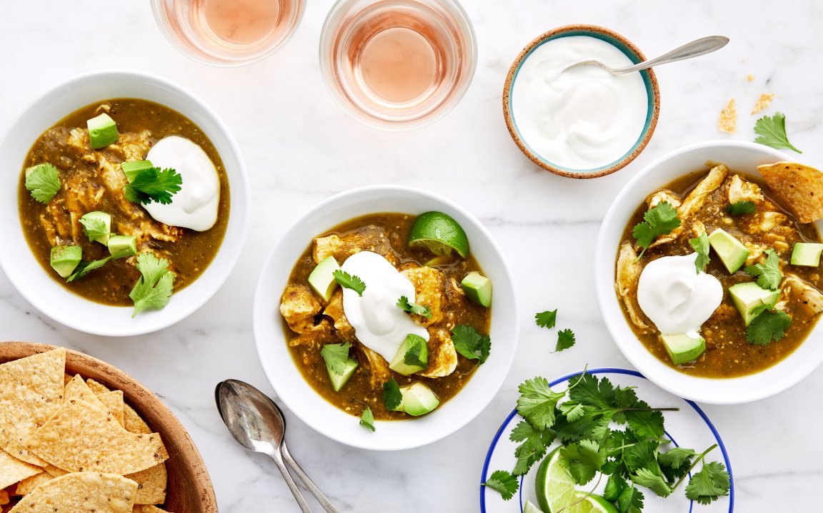 Quick Chicken Chili Verde servings Good Eggs Meal Kits Good