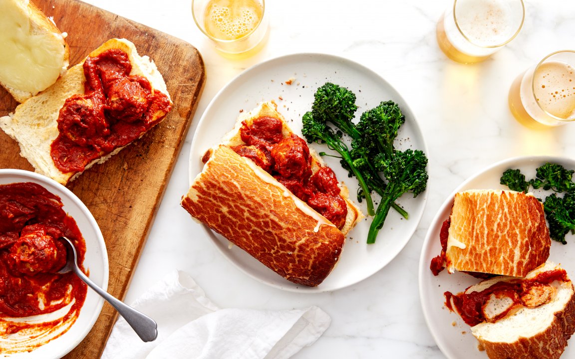 Turkey Meatball Subs 3 servings Good Eggs Meal Kits Good Eggs