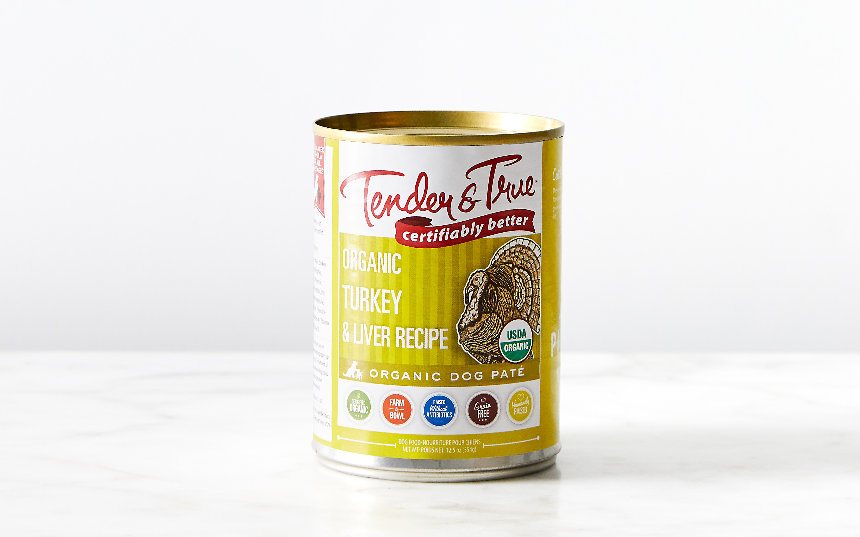 Organic Turkey Liver Recipe Canned Dog Food Tender True