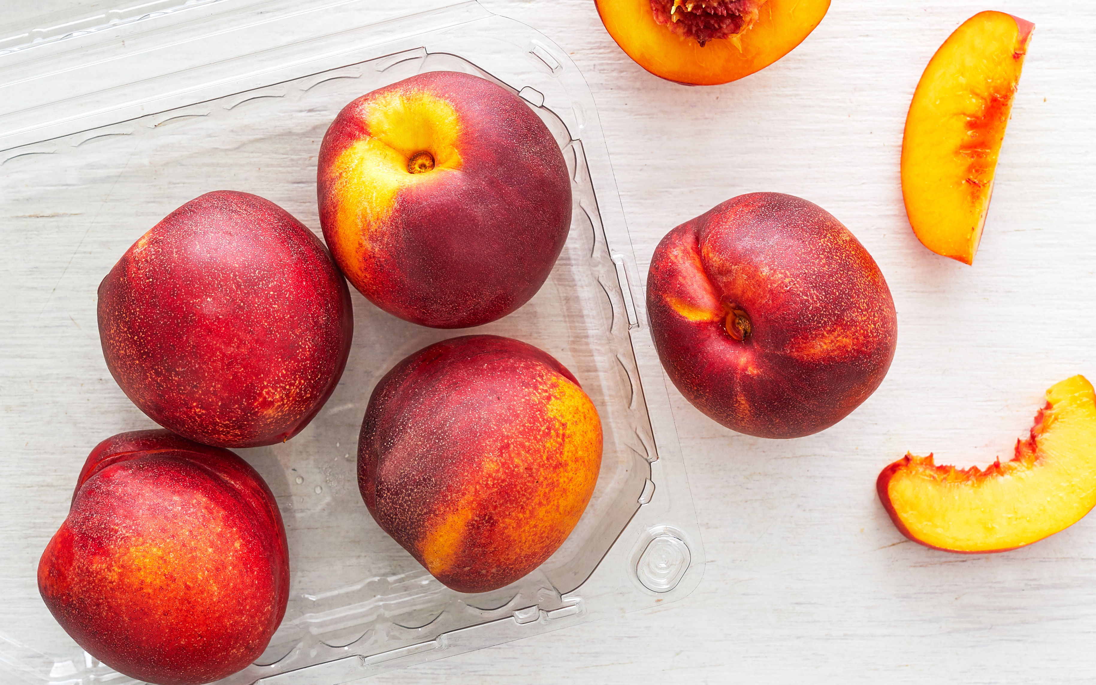 Organic Summer Flare Yellow Nectarines 1 lb Frog Hollow Farm Good