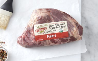 Organic Grass-Fed Beef Heart (Frozen)