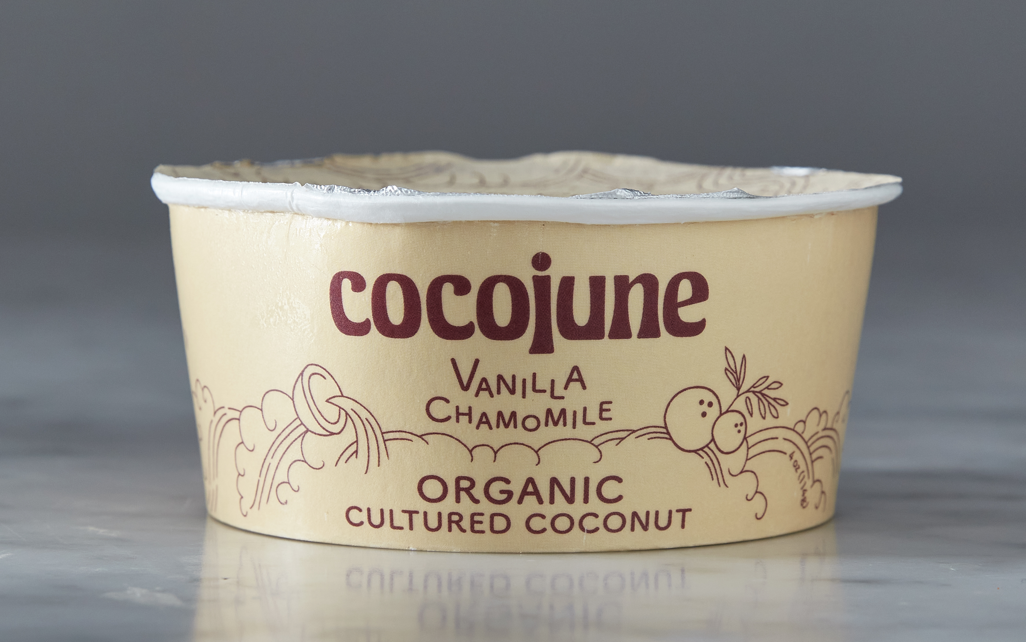 Organic DairyFree Vanilla Chamomile Yogurt 4 oz Cocojune Good Eggs