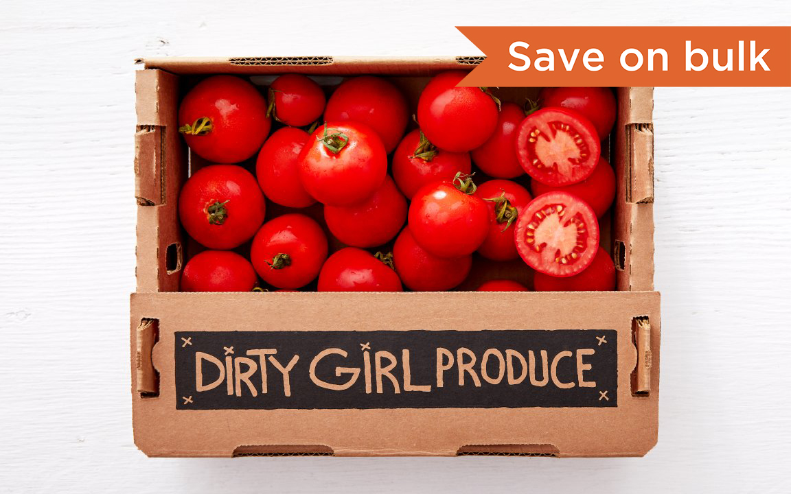 Bulk Organic DryFarmed Early Girl Tomatoes Dirty Girl Produce SF