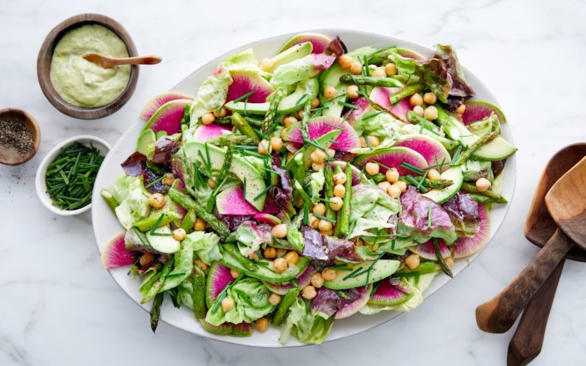 Green Goddess Salad with Chickpeas & Avocado | 3 servings | Good Eggs Meal Kits | Good Eggs Green Goddess Salad with Chickpeas & Avocado | 3 servings | Good Eggs Meal Kits | Good Eggs