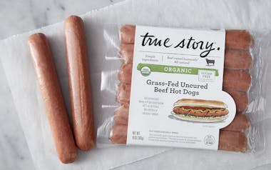 Organic Grass-Fed Uncured Beef Hot Dog