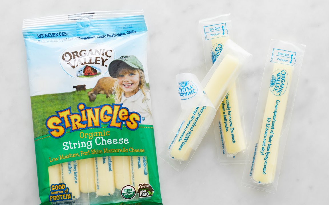 Organic Mozzarella String Cheese - Organic Valley - SF Bay | Good Eggs