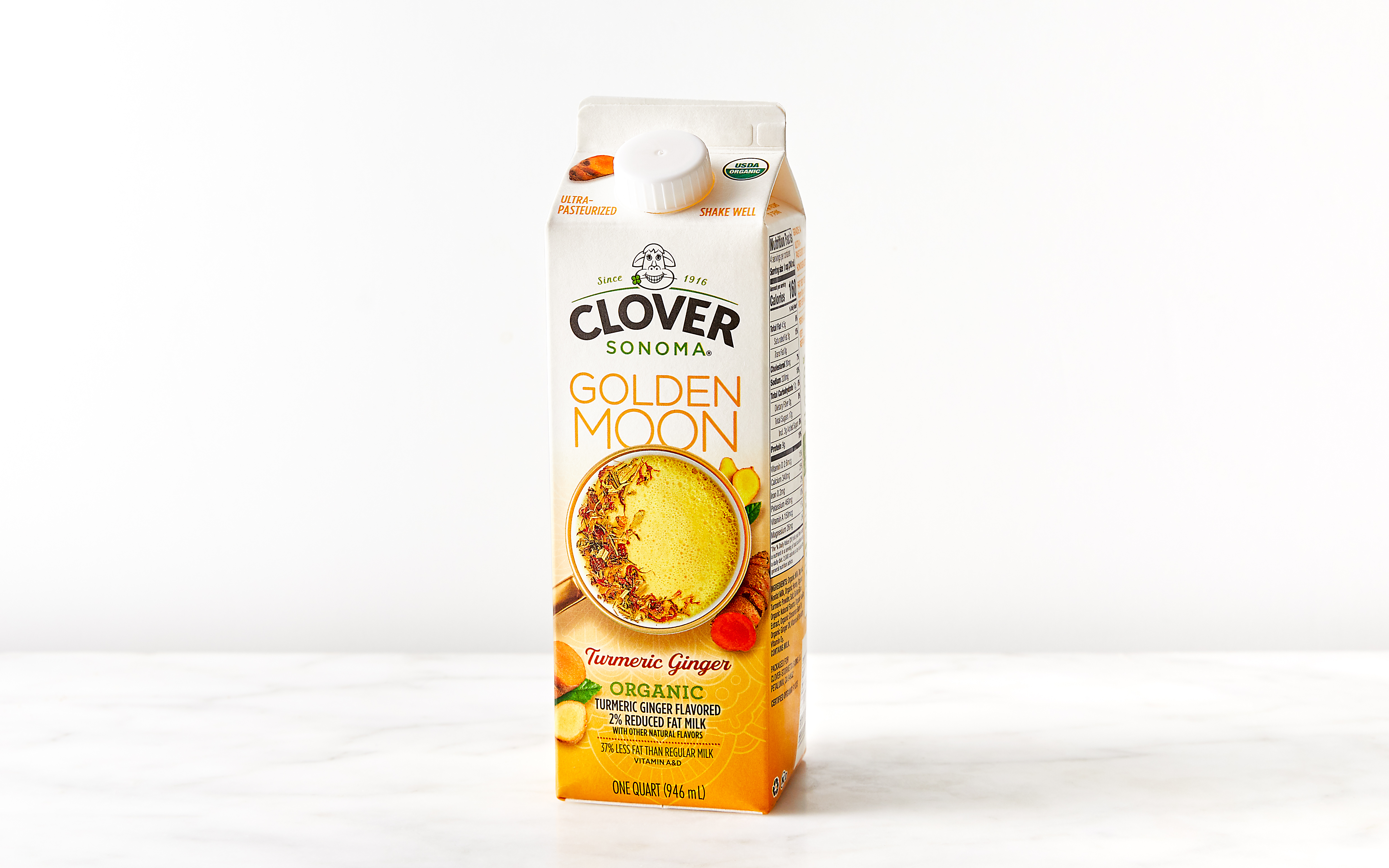 Organic Golden Moon 2% Reduced Fat Milk | 32 fl oz | Clover Sonoma