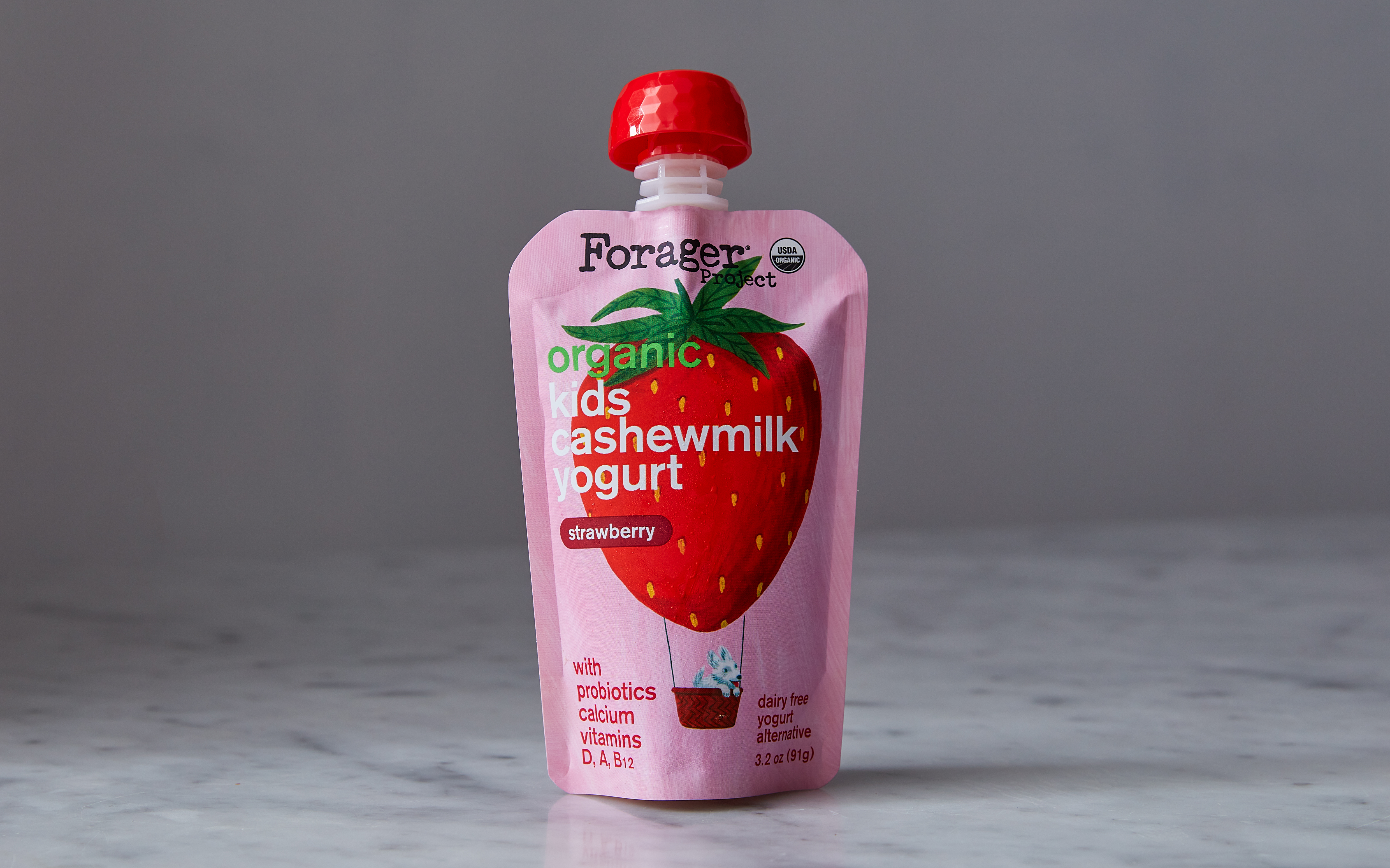 Organic Kids Dairy-Free Strawberry Yogurt Drink | 3.2 oz - Good Eggs