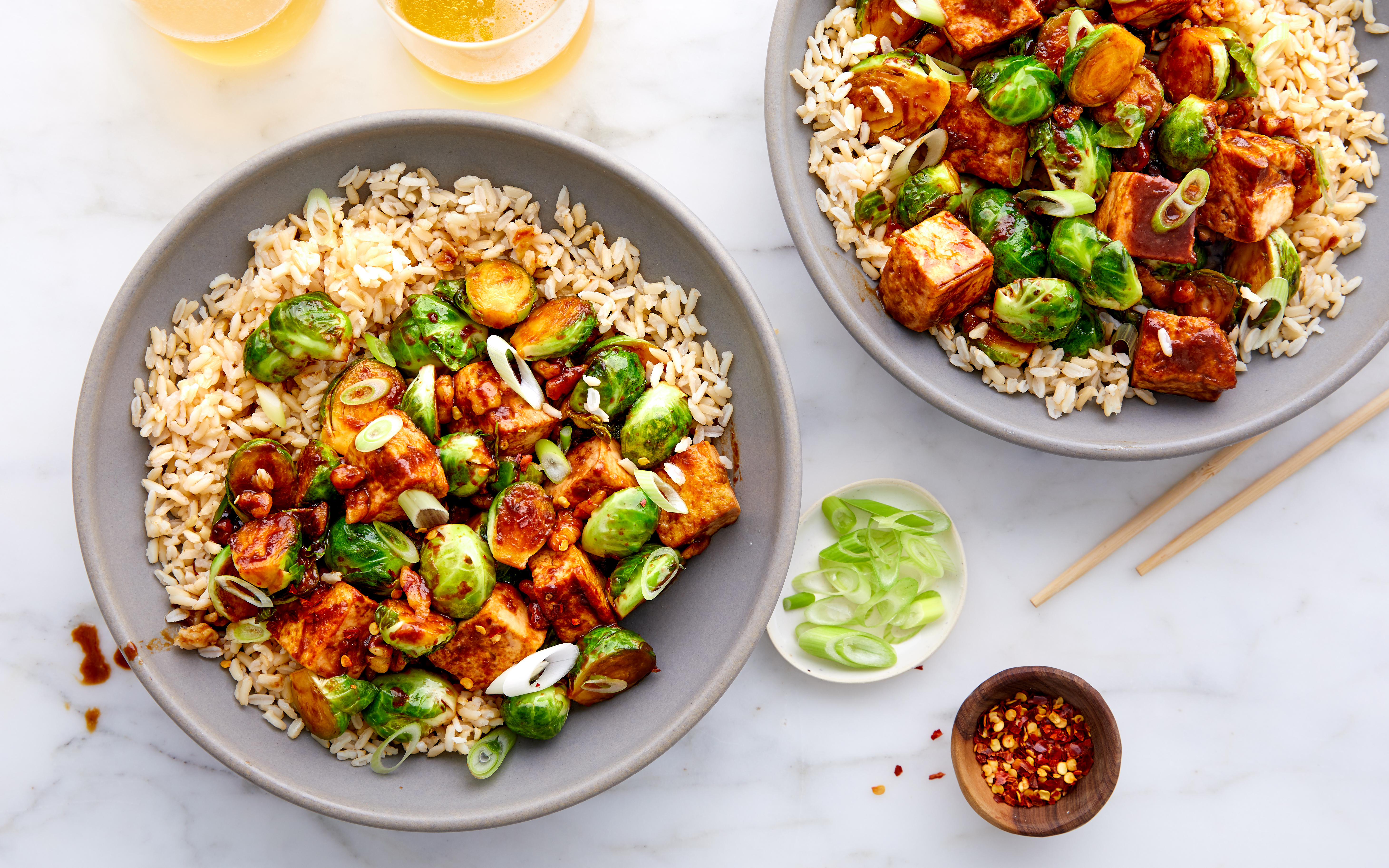 Tofu StirFry with Brussels Sprouts & Black Bean Sauce Kit 3 servings