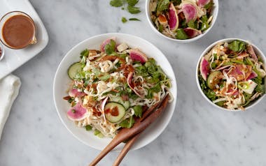 Summer Crunch Salad with Noodles & Tofu