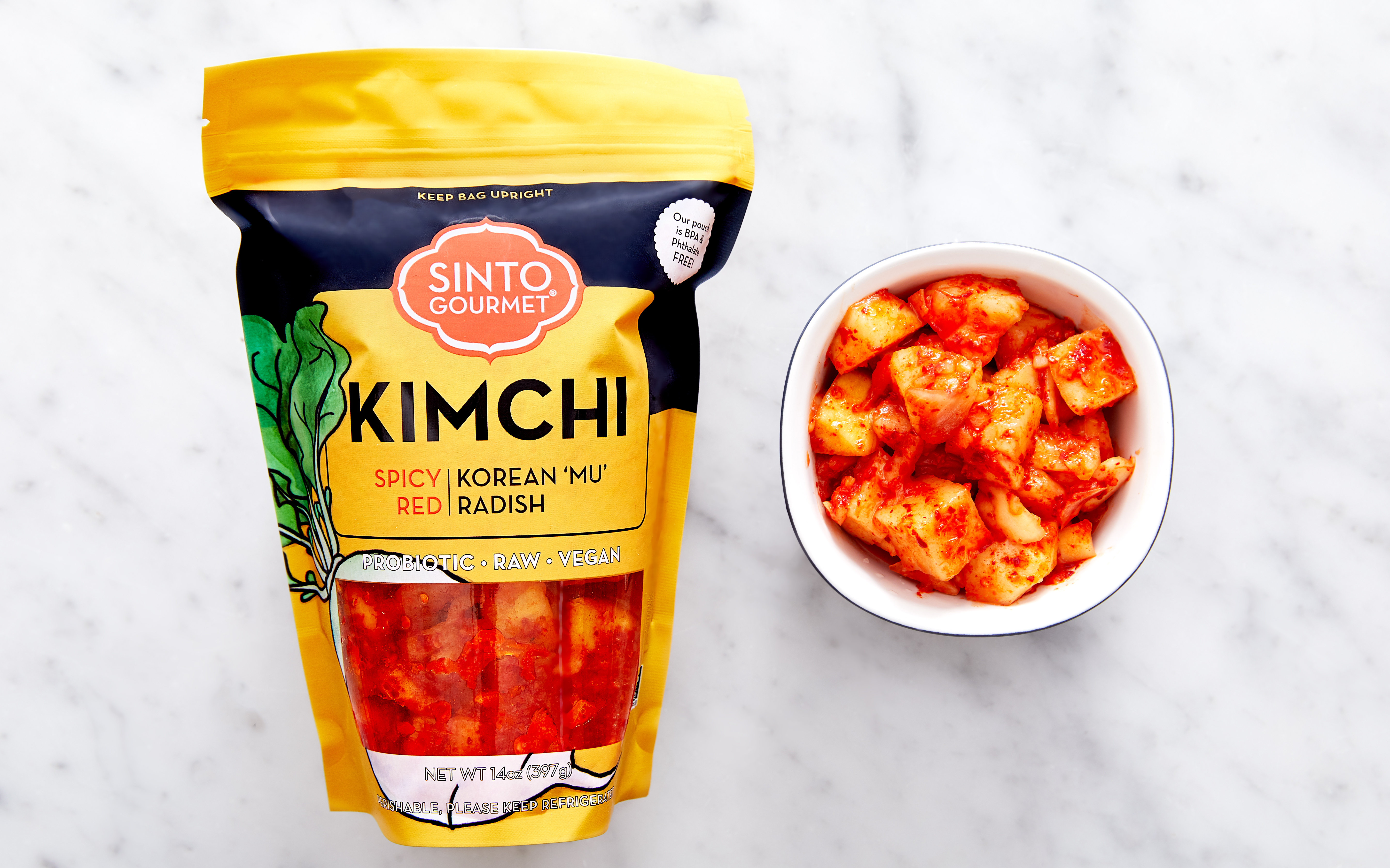 Spicy Red Radish Kimchi Sinto Gourmet SF Bay Good Eggs