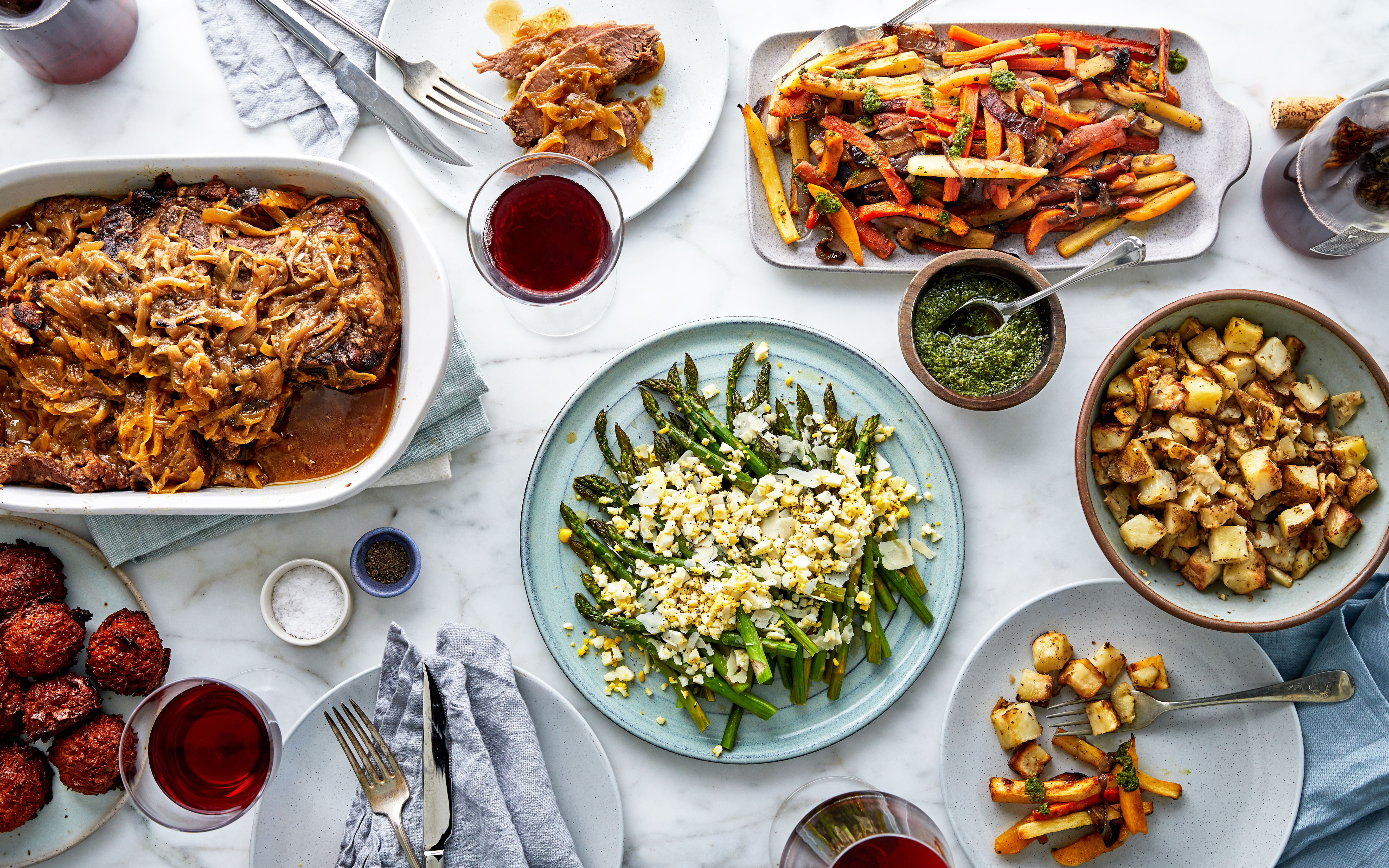 Complete Passover Brisket Dinner 6 servings Good Eggs Meal Kits