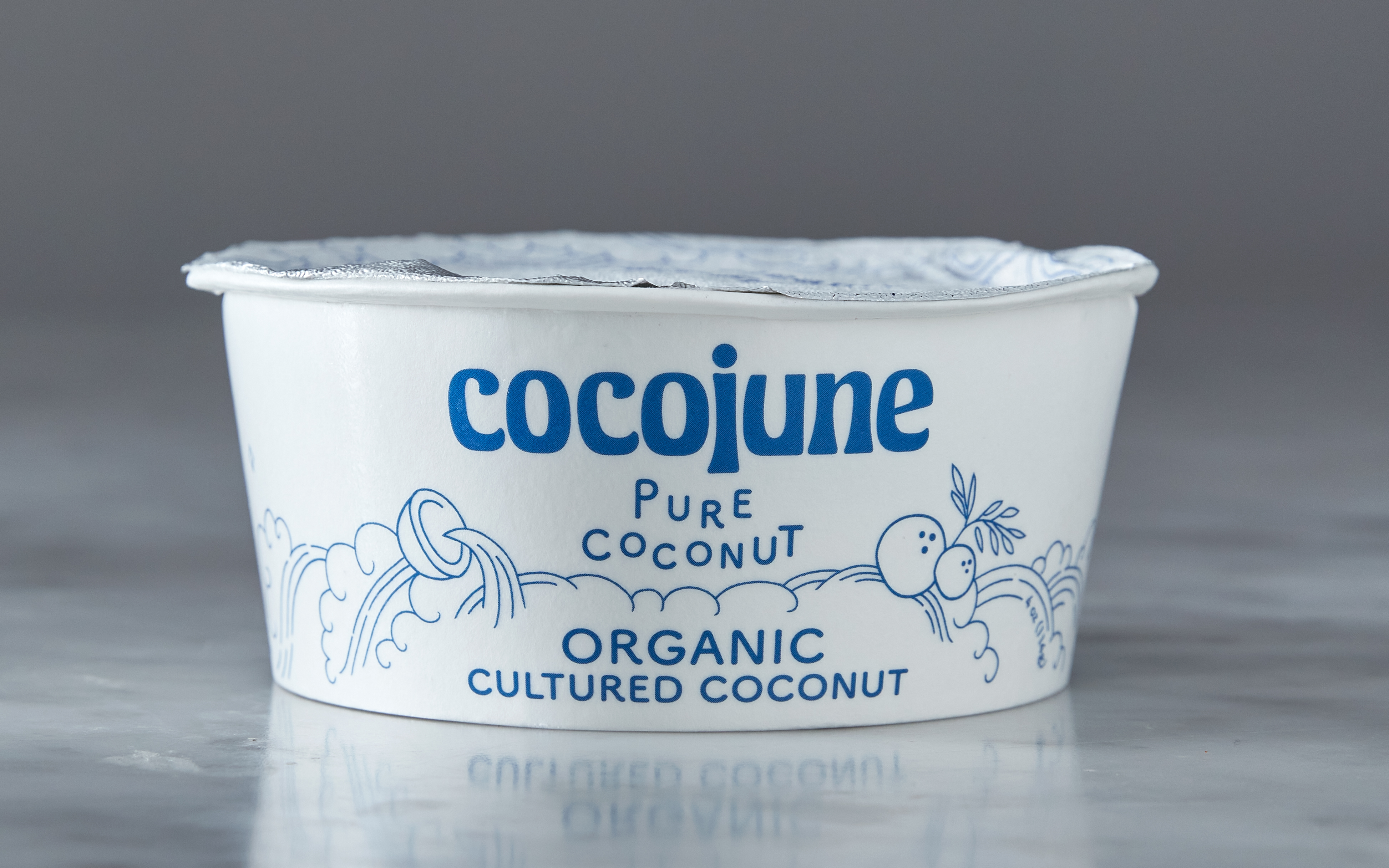 Organic DairyFree Pure Coconut Yogurt 4 oz Cocojune Good Eggs