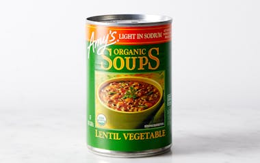 Organic Low-Sodium Lentil Vegetable Soup