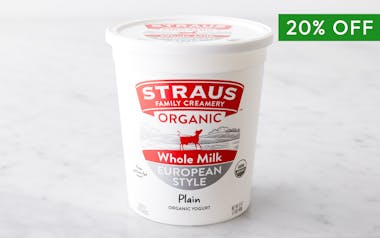Organic Plain Whole Milk Yogurt