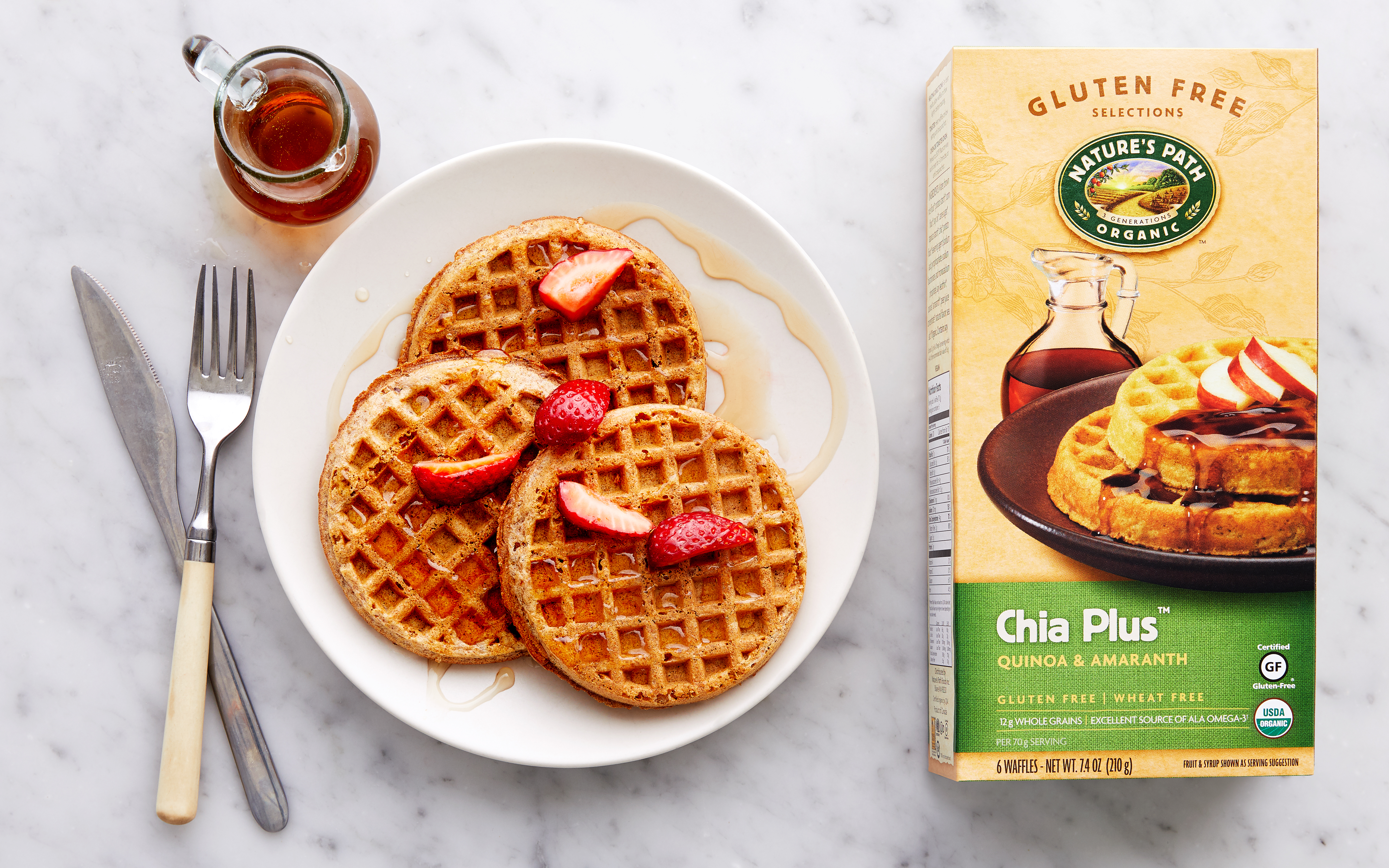 Organic GlutenFree Chia Plus Waffles Nature's Path SF Bay Good Eggs