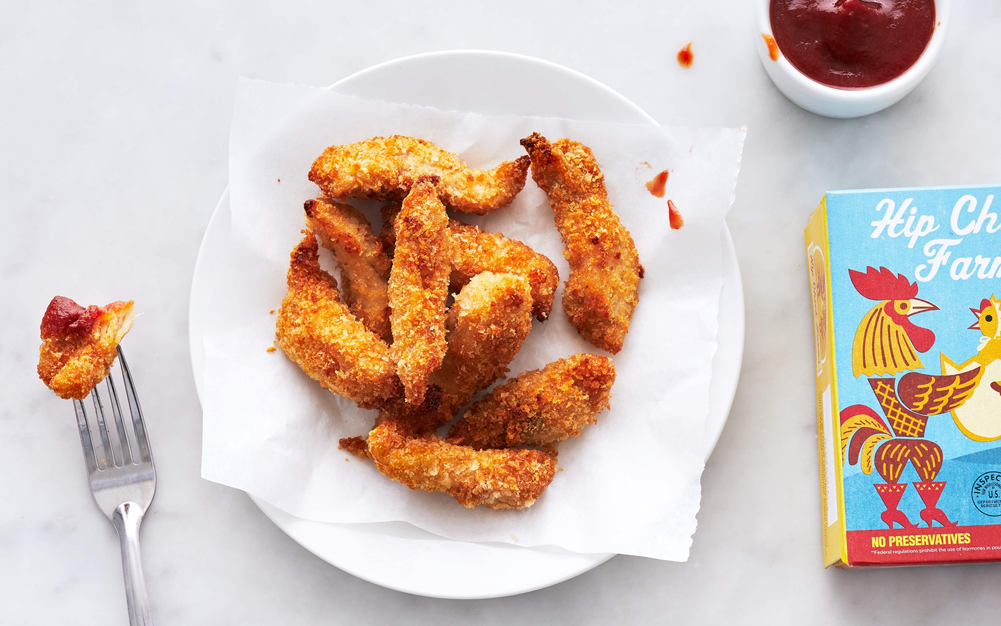 Organic Chicken Fingers (Frozen) 8 oz Hip Chick Farms Good Eggs