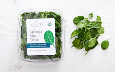 Pre-Washed Organic Baby Spinach