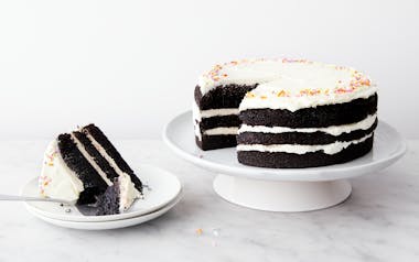 Devil's Food & Vanilla Cake