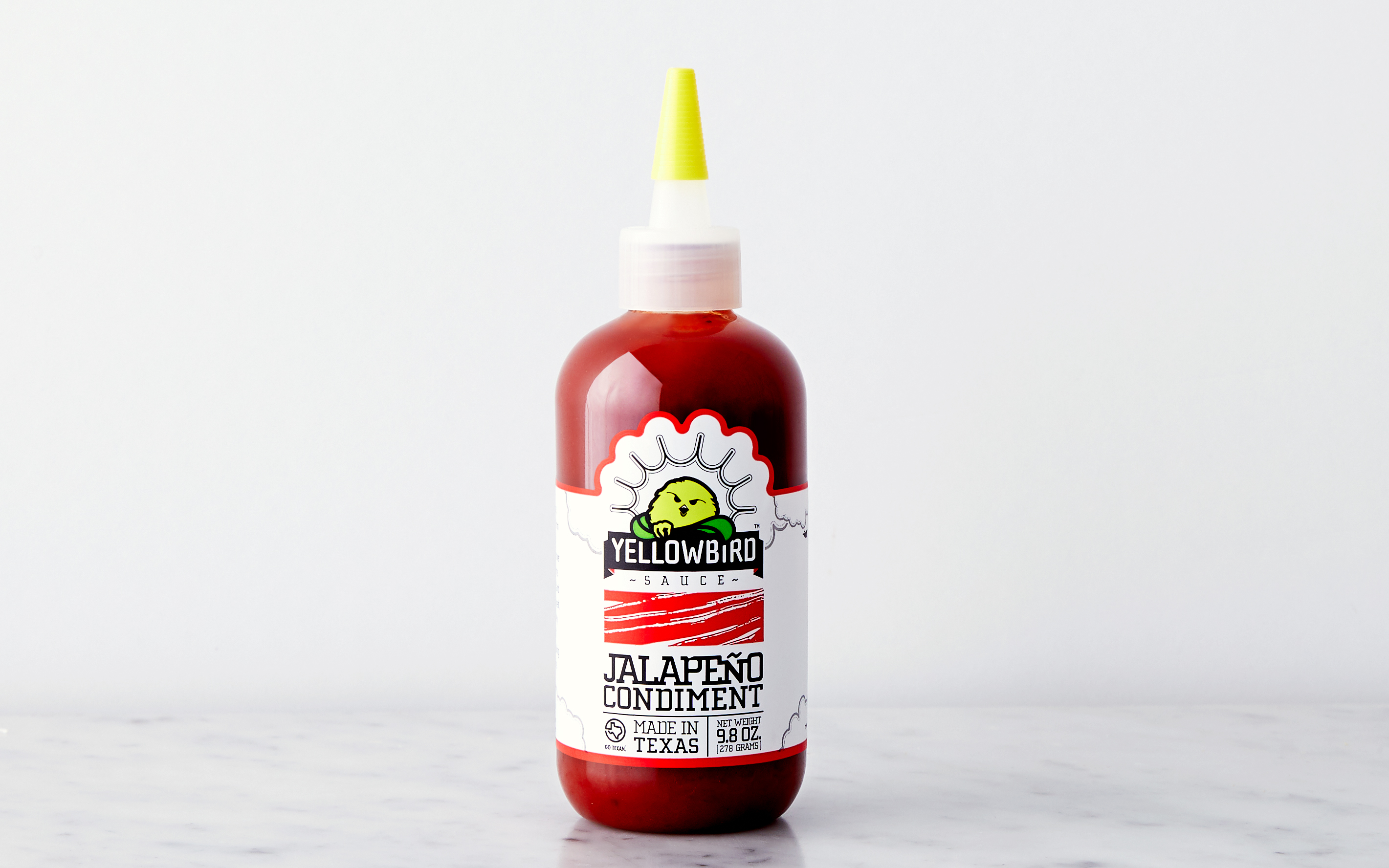 Jalapeño Hot Sauce Condiment 9.8 oz Yellowbird Sauce Good Eggs
