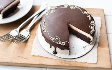 Dark Chocolate Ganache Cake
