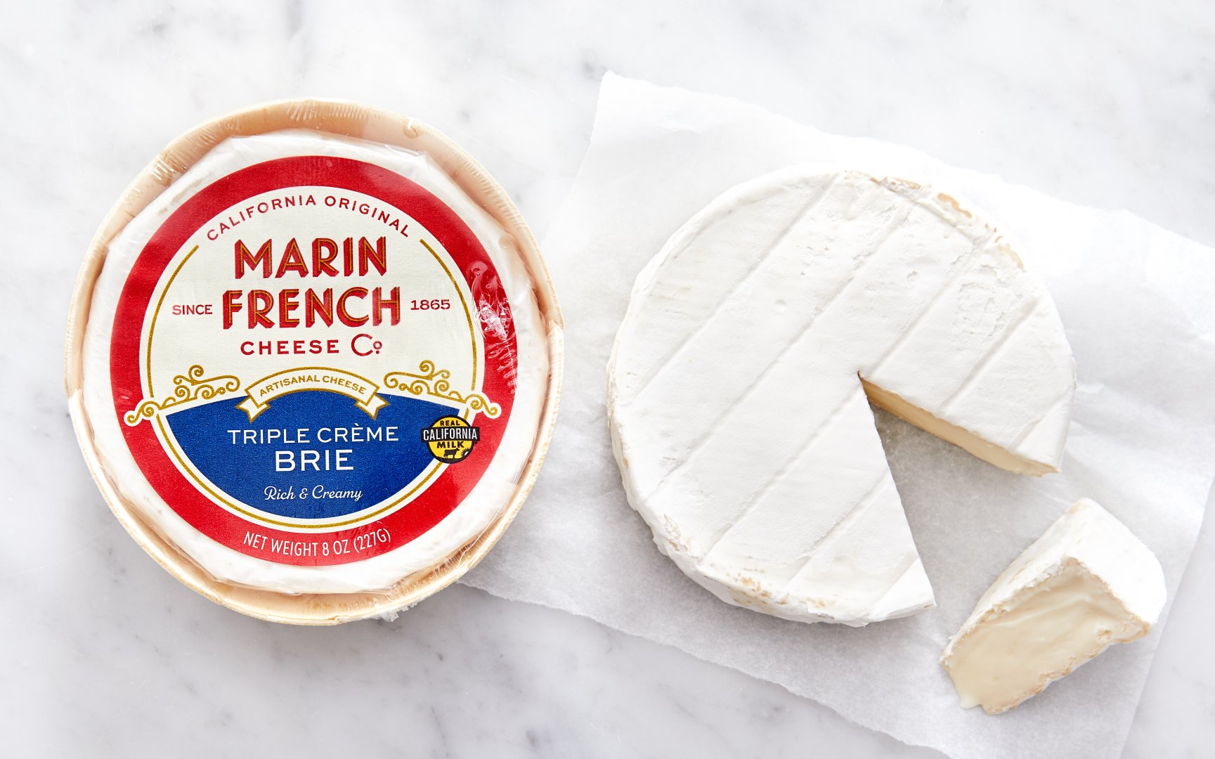 Triple Crème Brie 8 oz Marin French Cheese Good Eggs