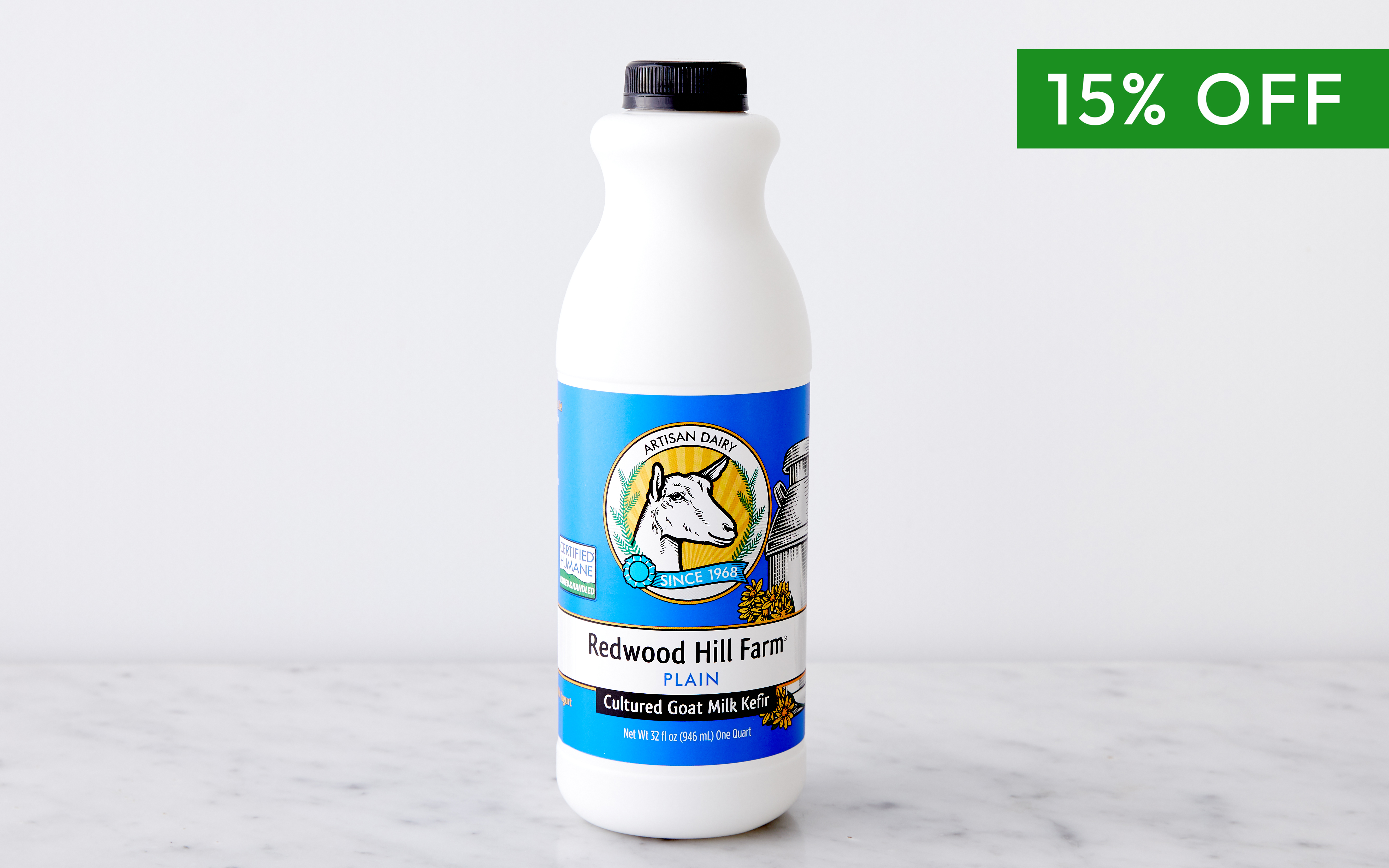 Plain Goat's Milk Kefir 1 quart Redwood Hill Farm Good Eggs