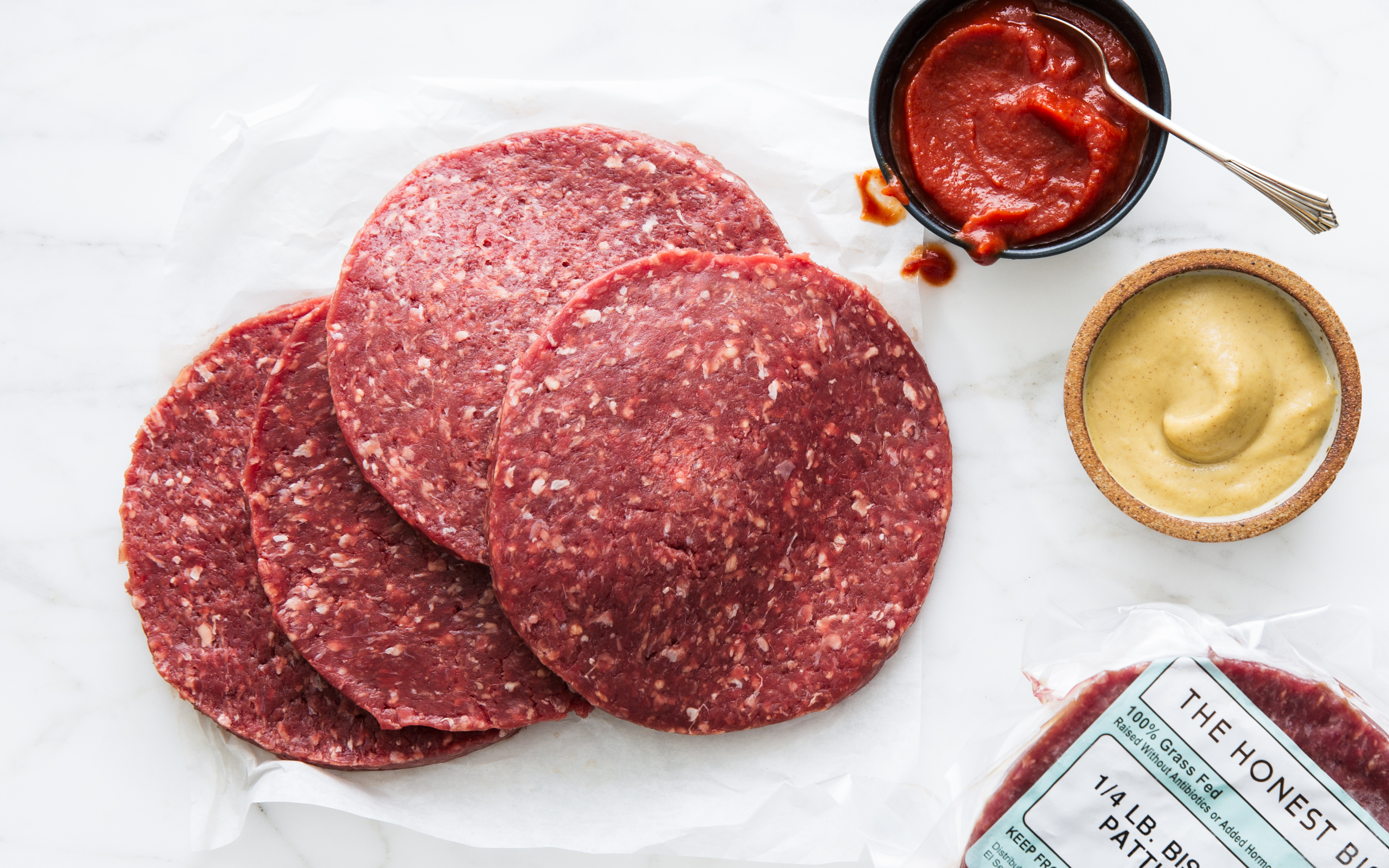 GrassFed Bison Burger Patties (Frozen) 1 lb The Honest Bison